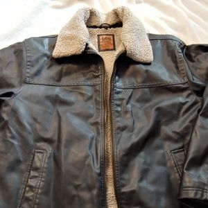 Lee Dungaree Men's XL Sherpa Faux Leather Jacket